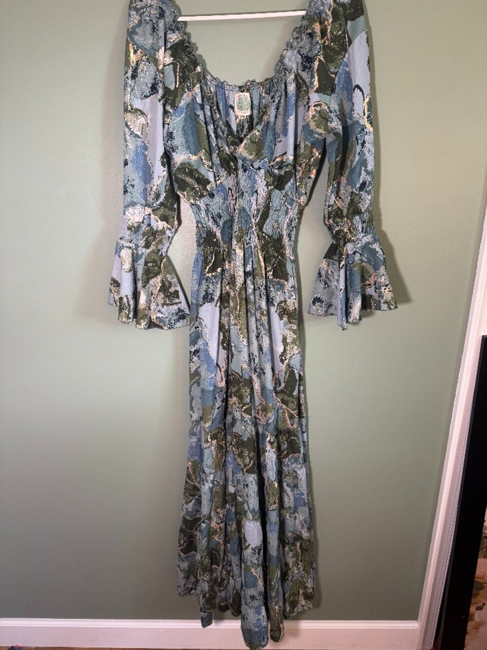 Tambaba Patterned Dress — S/M — Boutique
